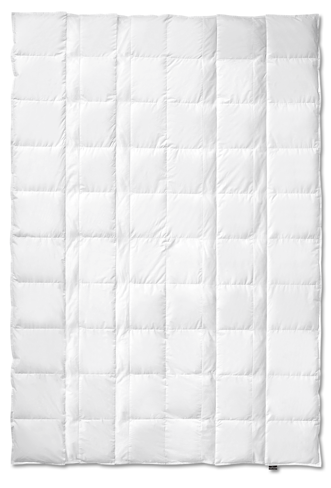 ClimaBalance 2.0 warm2 Daunendecke mit Feldaufteilung 6x10 in weiß